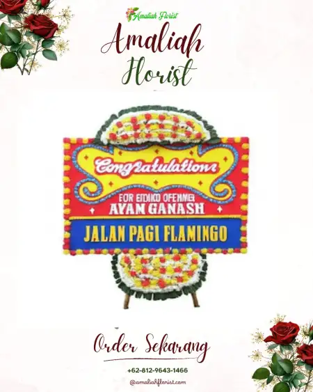 Sewa Papan Bunga Galela